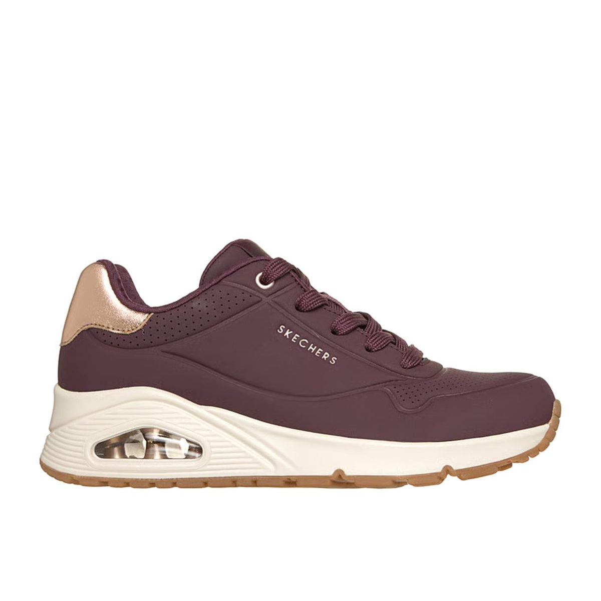 SKECHERS UNO GOLDEN AIR WOMAN - Bordeaux - immagine principale