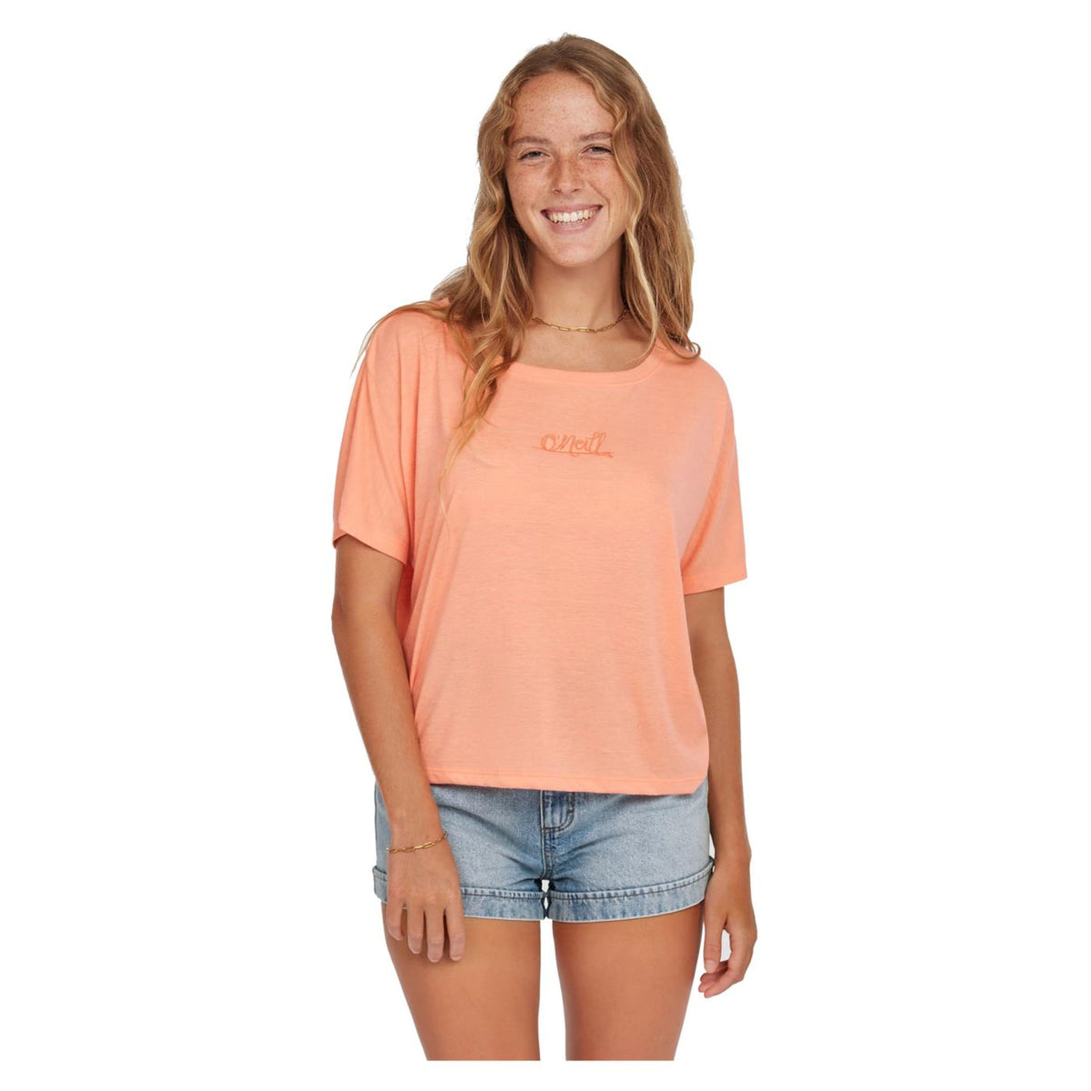 O'NEILL SCRIPT DRAPE WOMAN TEE