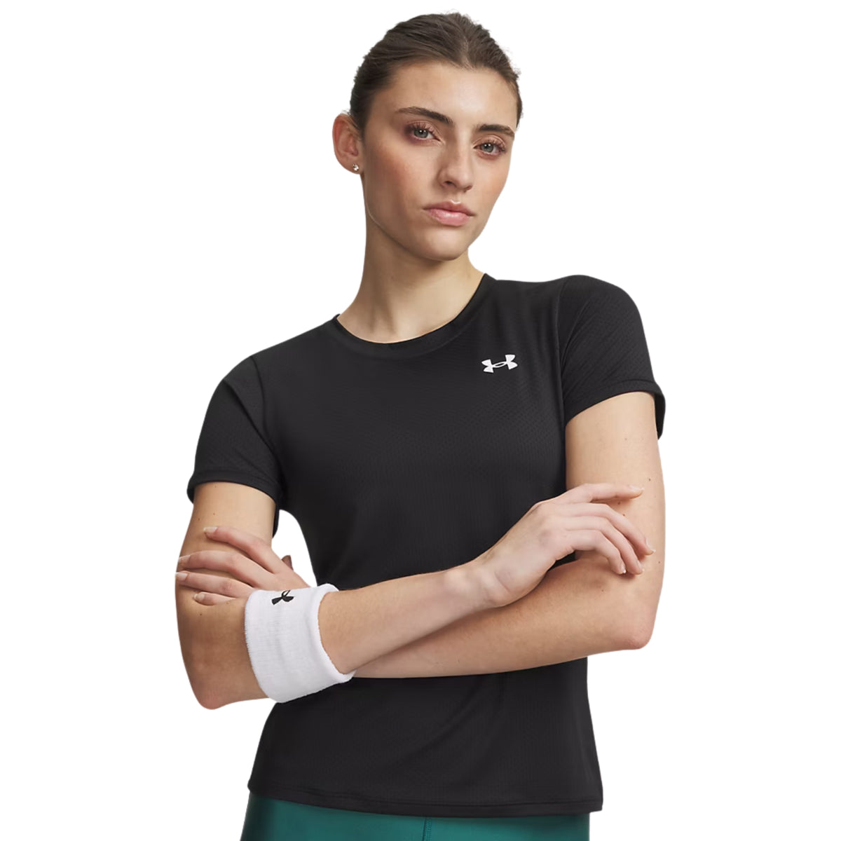 UNDER ARMOUR TECH MESH SS TEE WOMAN - Nero - immagine principale
