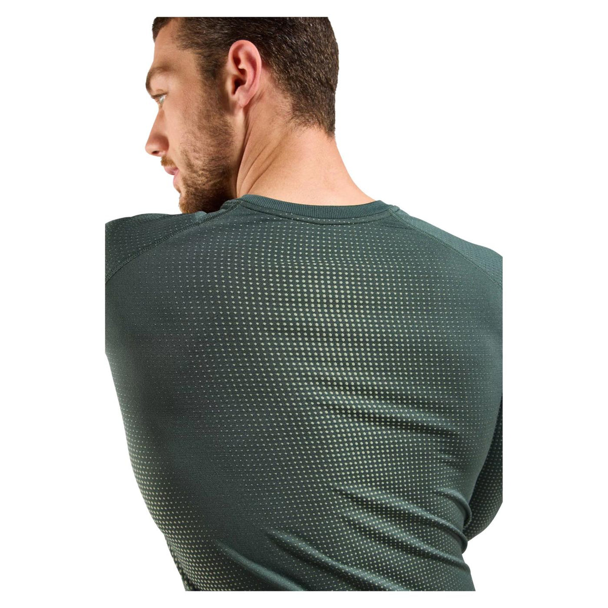 ODLO PERFORMANCE WARM LS CREW - Verde - vista 3