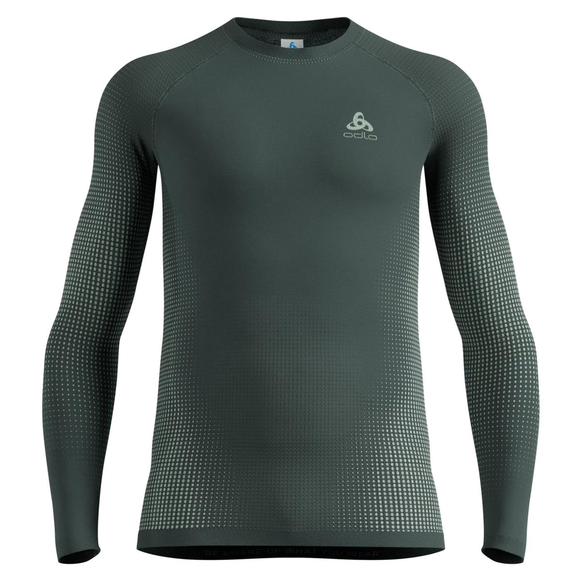 ODLO PERFORMANCE WARM LS CREW - Verde - vista 5