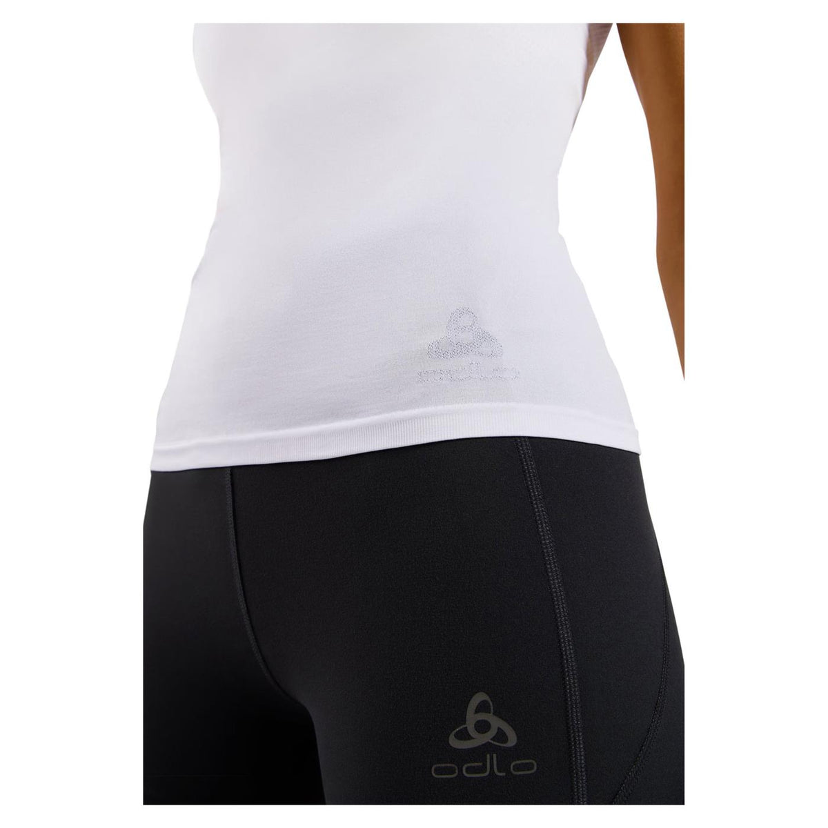 ODLO W PERFORMANCE X-LIGHT TEE - C1-bianco - vista 4