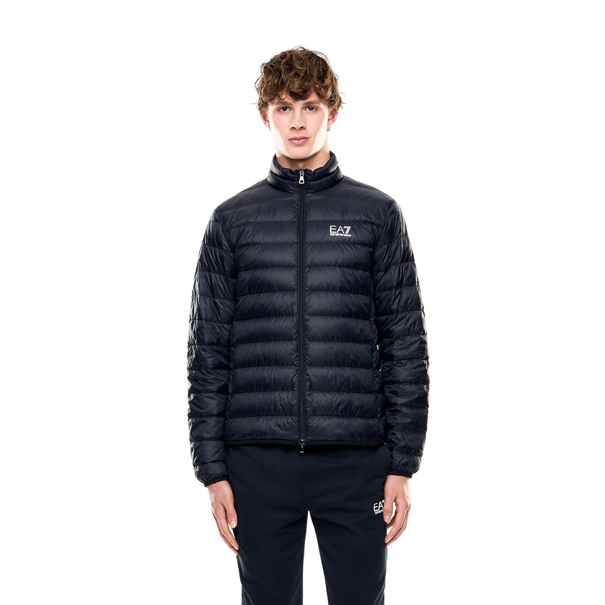EMPORIO ARMANI 7 EA7 TRAIN DOWN LIGHT JACKET - Blu - immagine principale
