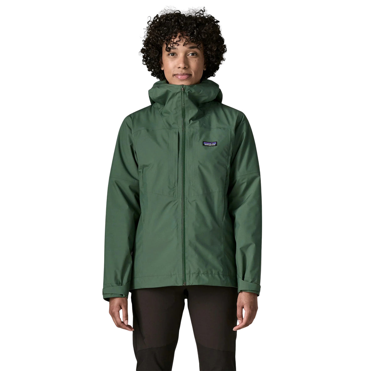 PATAGONIA W BOULDER FORK RAIN JKT - Verde - immagine principale