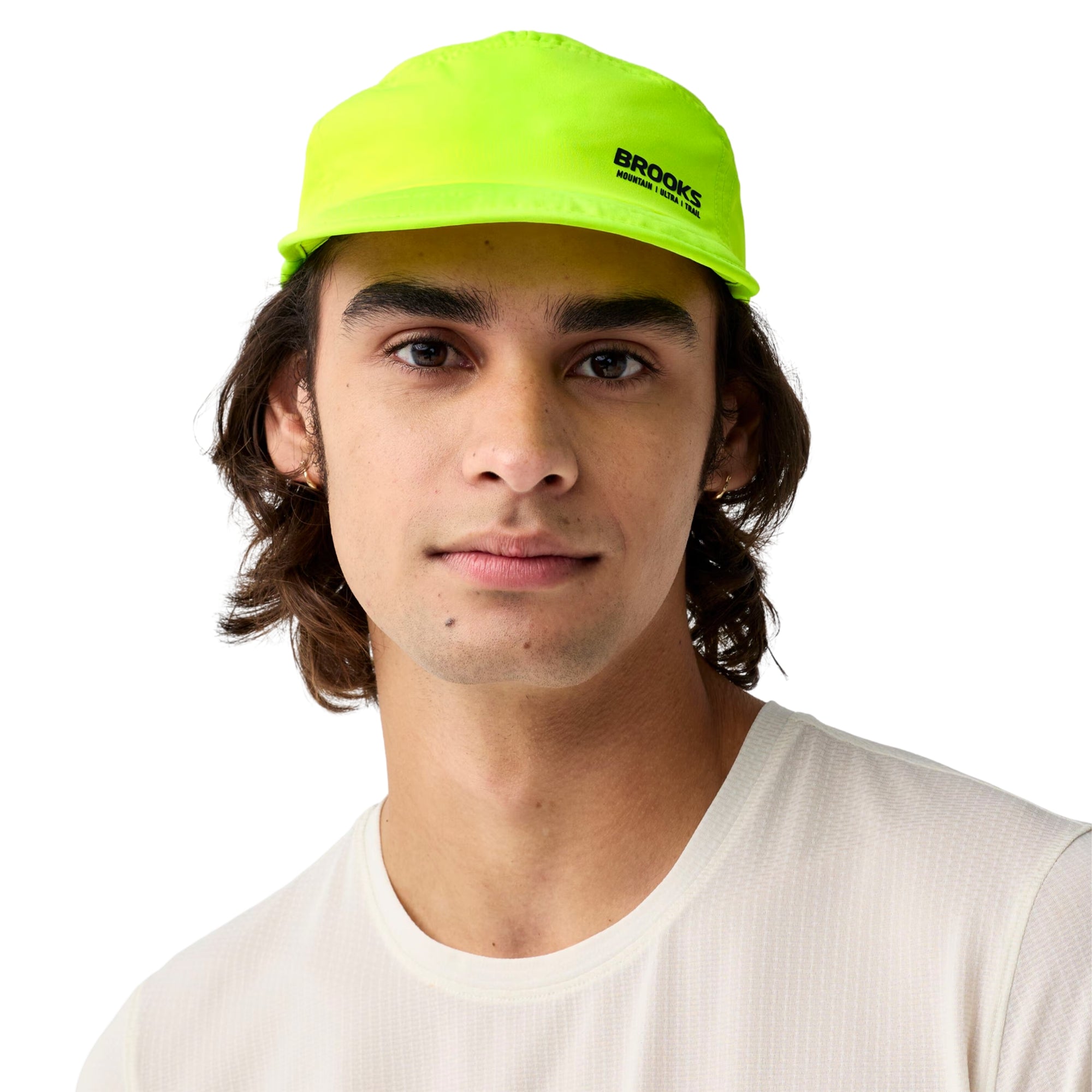 BROOKS LIGHTWEIGHT PACKABLE HAT - Lime - immagine principale