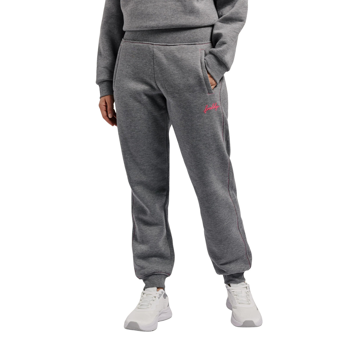 FREDDY W REGULAR FIT FLEECE PANT - Grigio scuro - immagine principale