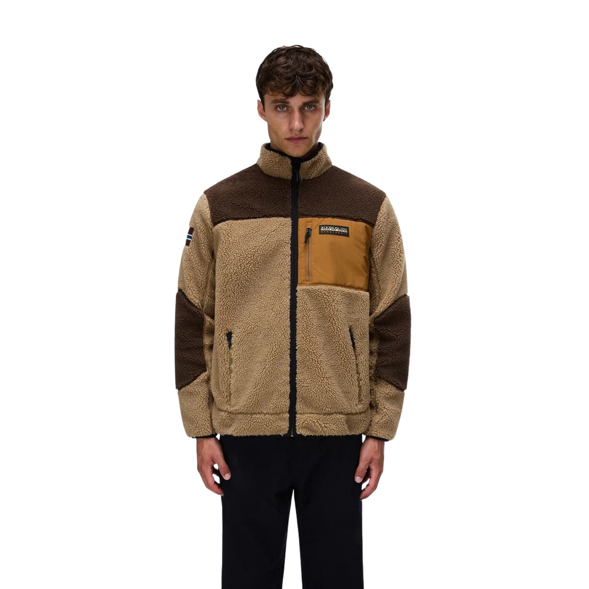 NAPAPIJRI YUPIK FULL ZIP - Beige - immagine principale