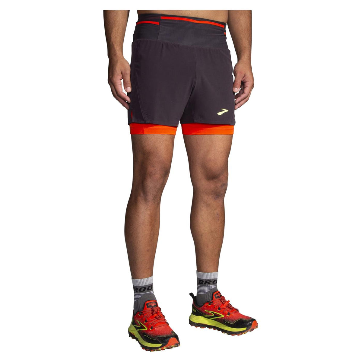 BROOKS HIGH POINT 2IN1 SHORT RUN