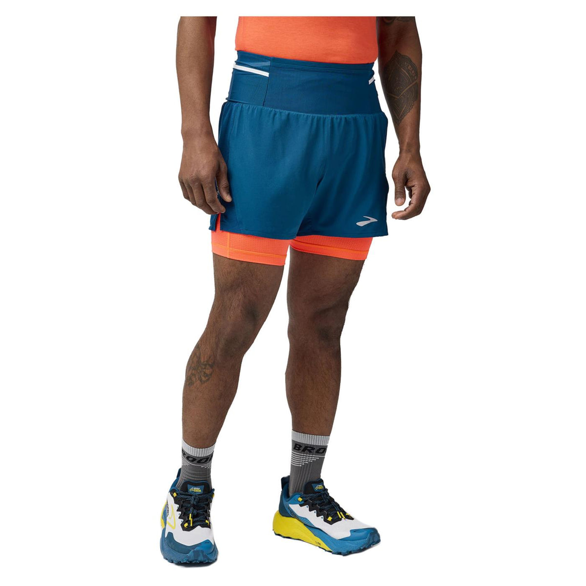 BROOKS HIGH POINT 5 2IN1 SHORT