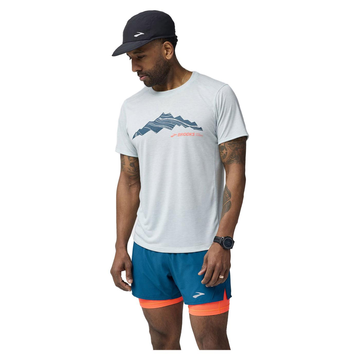 BROOKS DISTANCE SHORT SLEEVE - seconda immagine