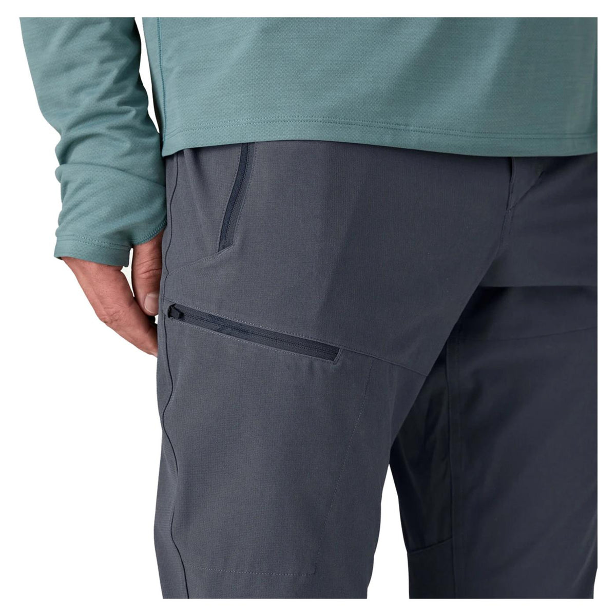 PATAGONIA TERRAVIA TRAIL PANTS - Militare - vista 3