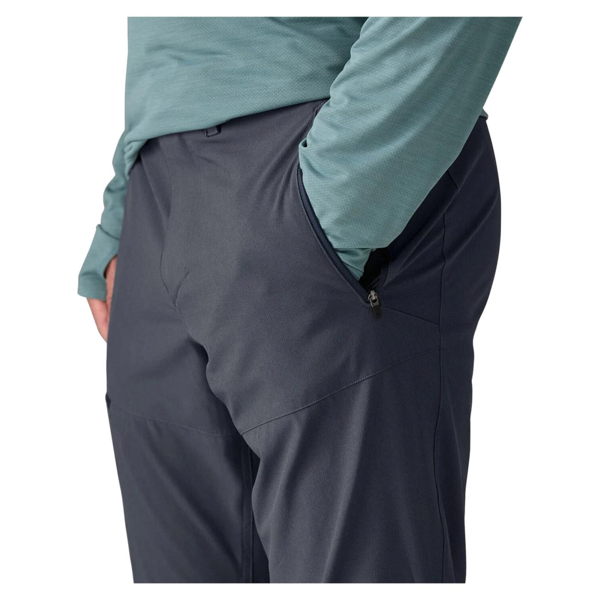 PATAGONIA TERRAVIA TRAIL PANTS - Militare - vista 4