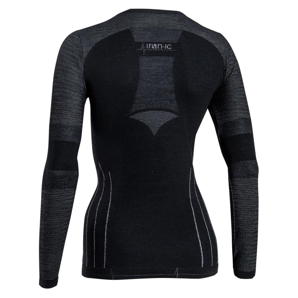 IRON-IC LS LADY MERINO PERFORM - Nero - vista 4