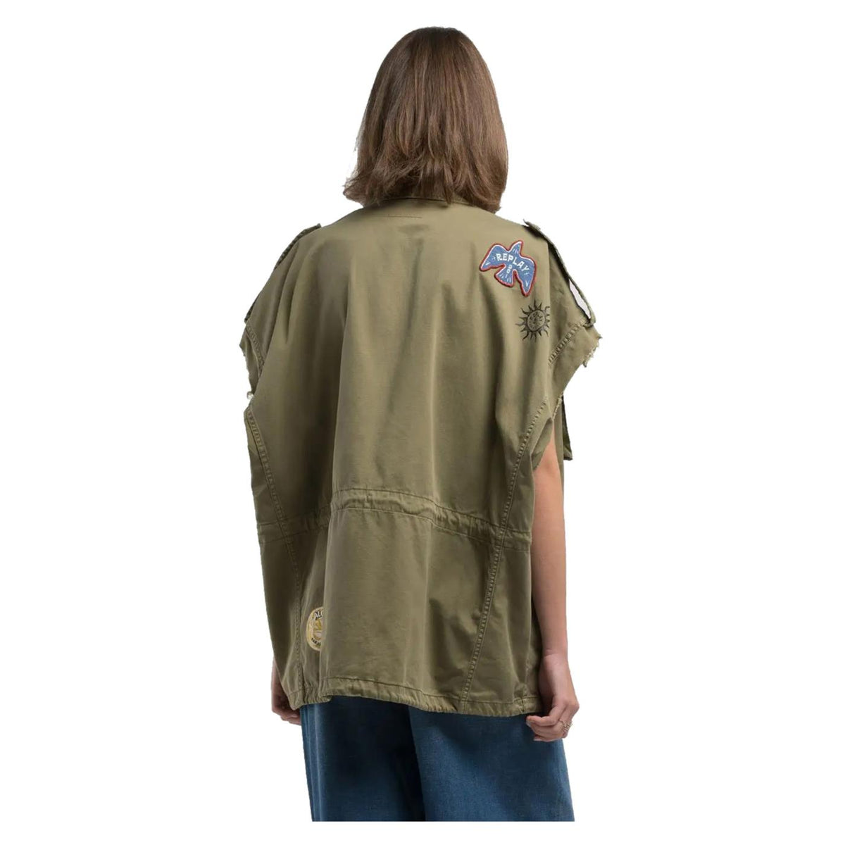 REPLAY CAMICIA TWILL COULISSE