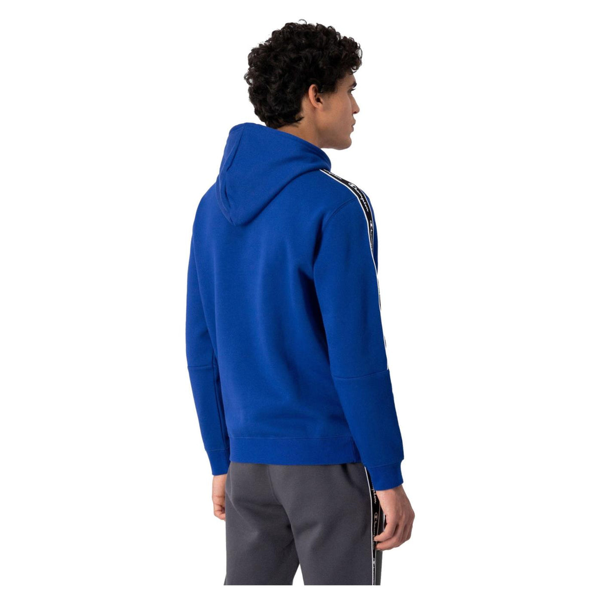 CHAMPION HOODED SWEATSHIRT - Blu Royal - vista 3