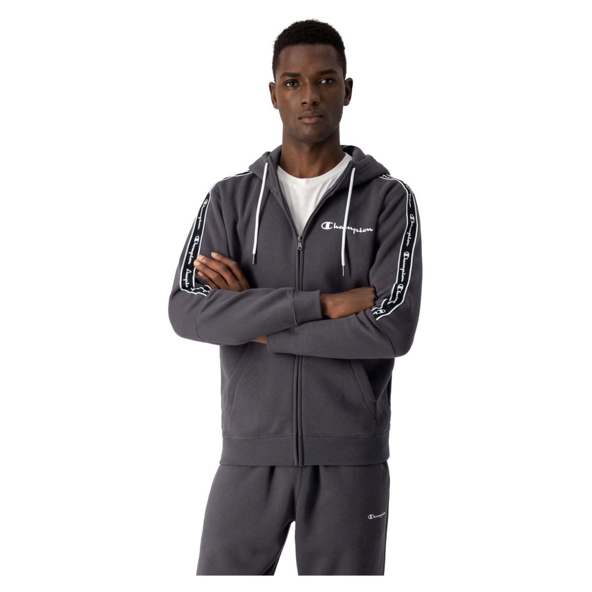 CHAMPION HOODED FZ SWEATSHIRT - seconda immagine