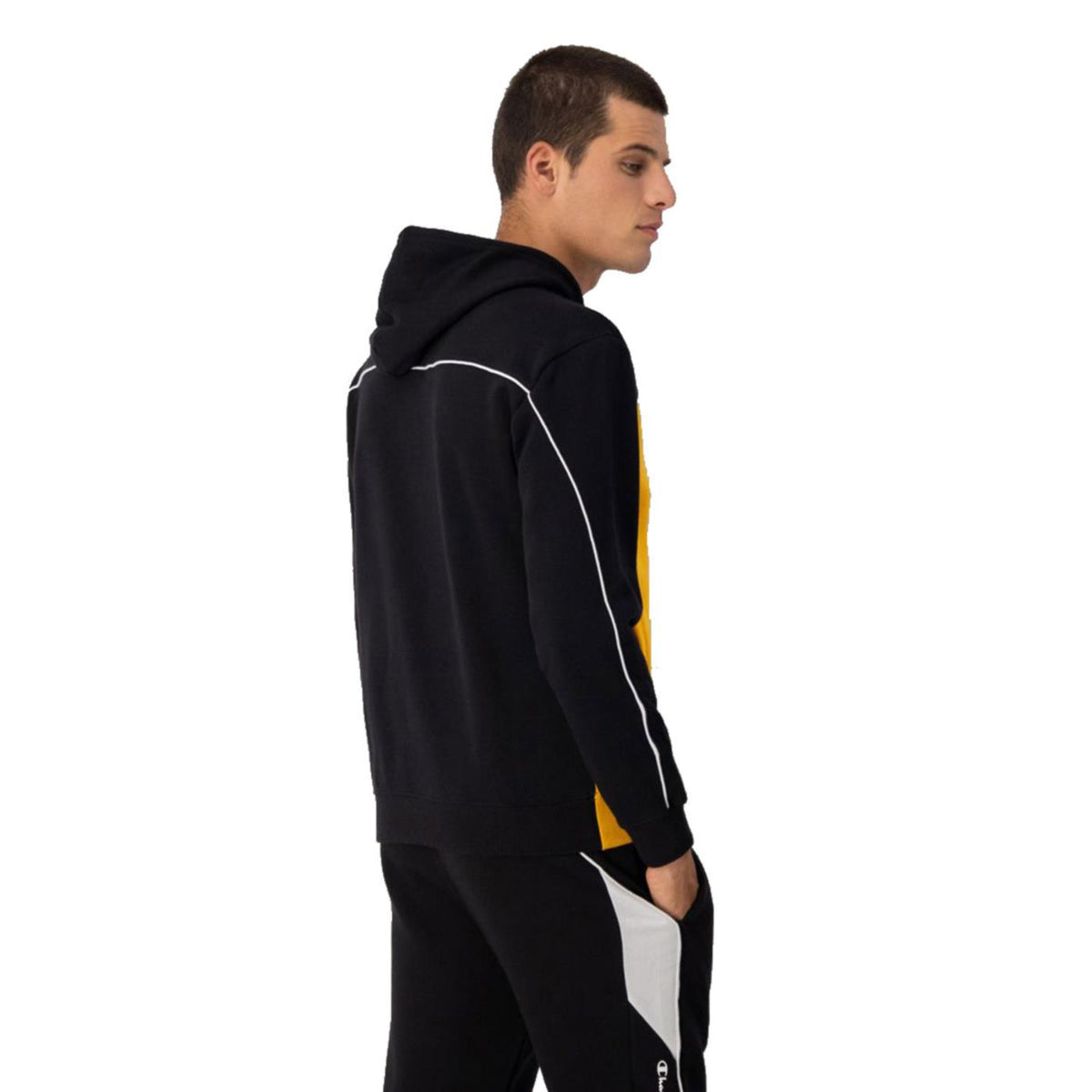CHAMPION HOODED SWEATSHIRT - Giallo - vista 3