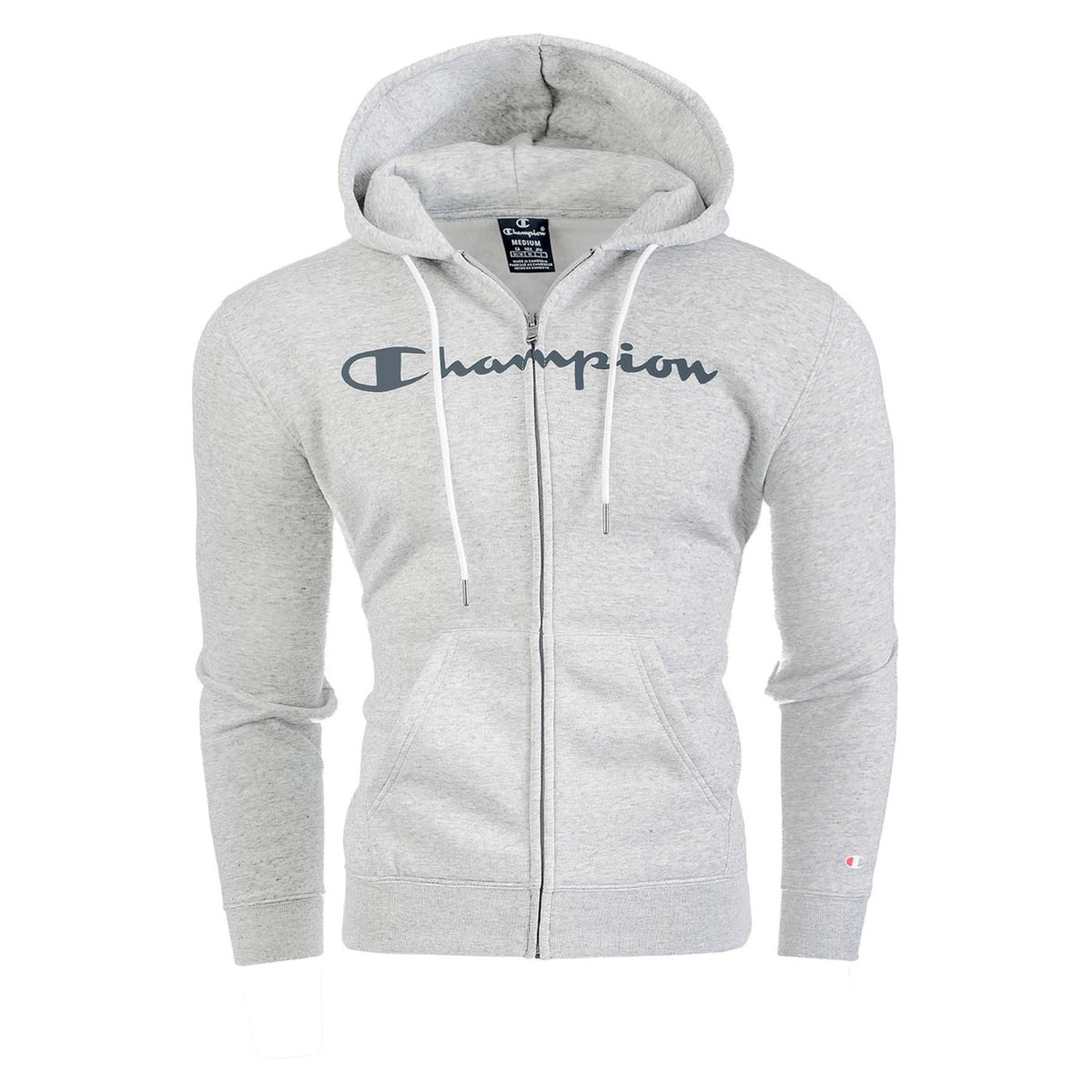 CHAMPION HOODED FZ SWEATSHIRT - Grigio chiaro - immagine principale