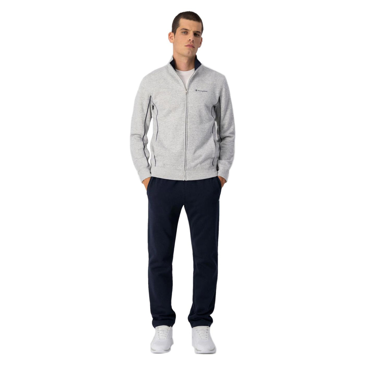 CHAMPION FULL ZIP SUIT - Grigio chiaro - vista 2