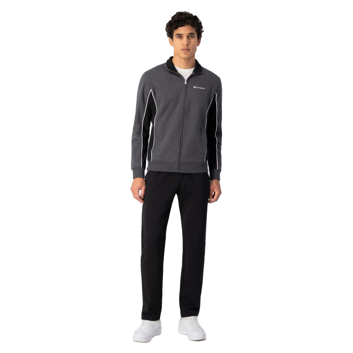 CHAMPION FULL ZIP SUIT - Grigio scuro - vista 4