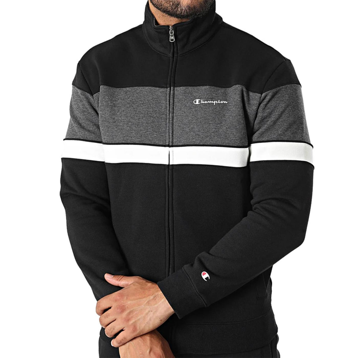 CHAMPION FULL ZIP SUIT - Nero - vista 2