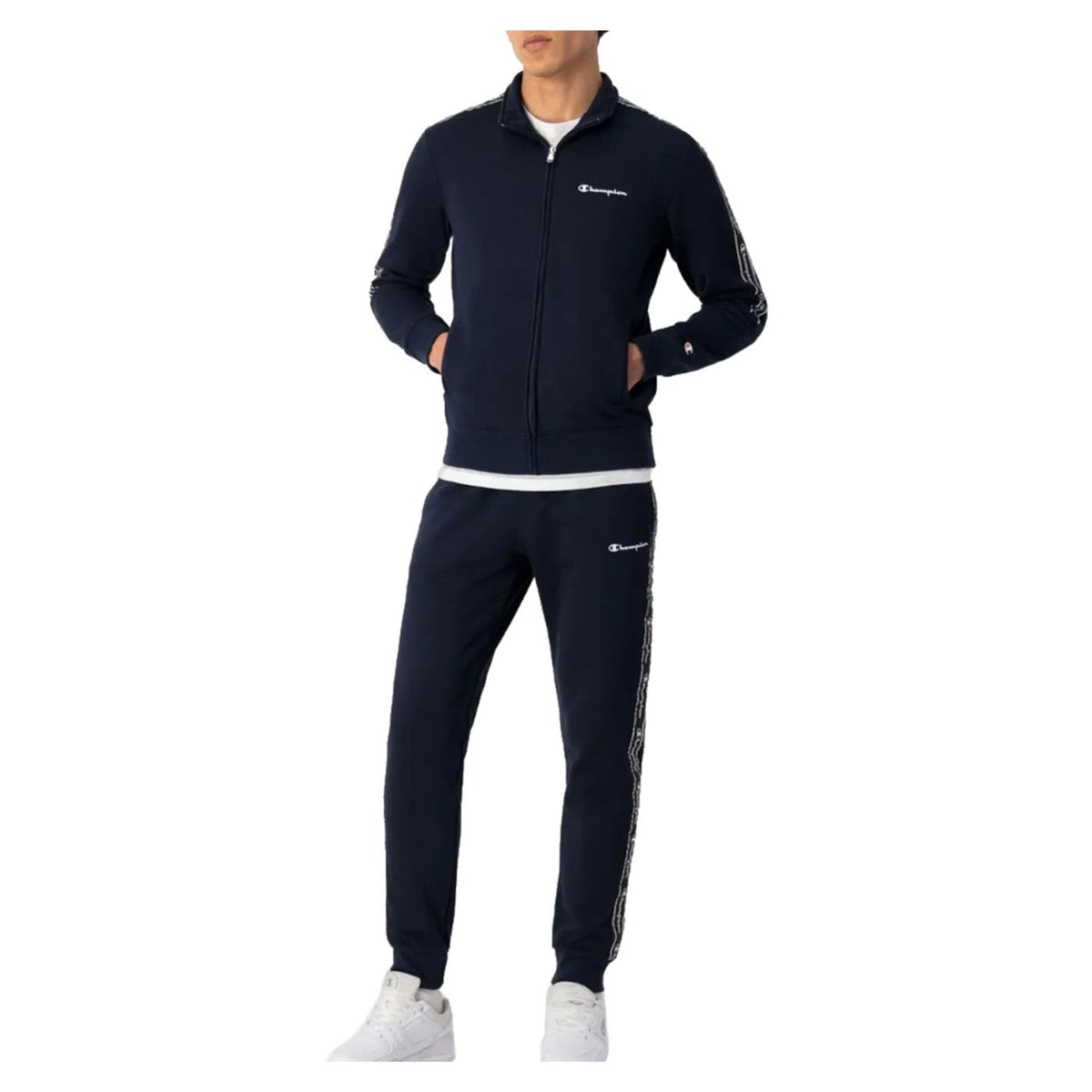 CHAMPION FULL ZIP SUIT - Blu - vista 2