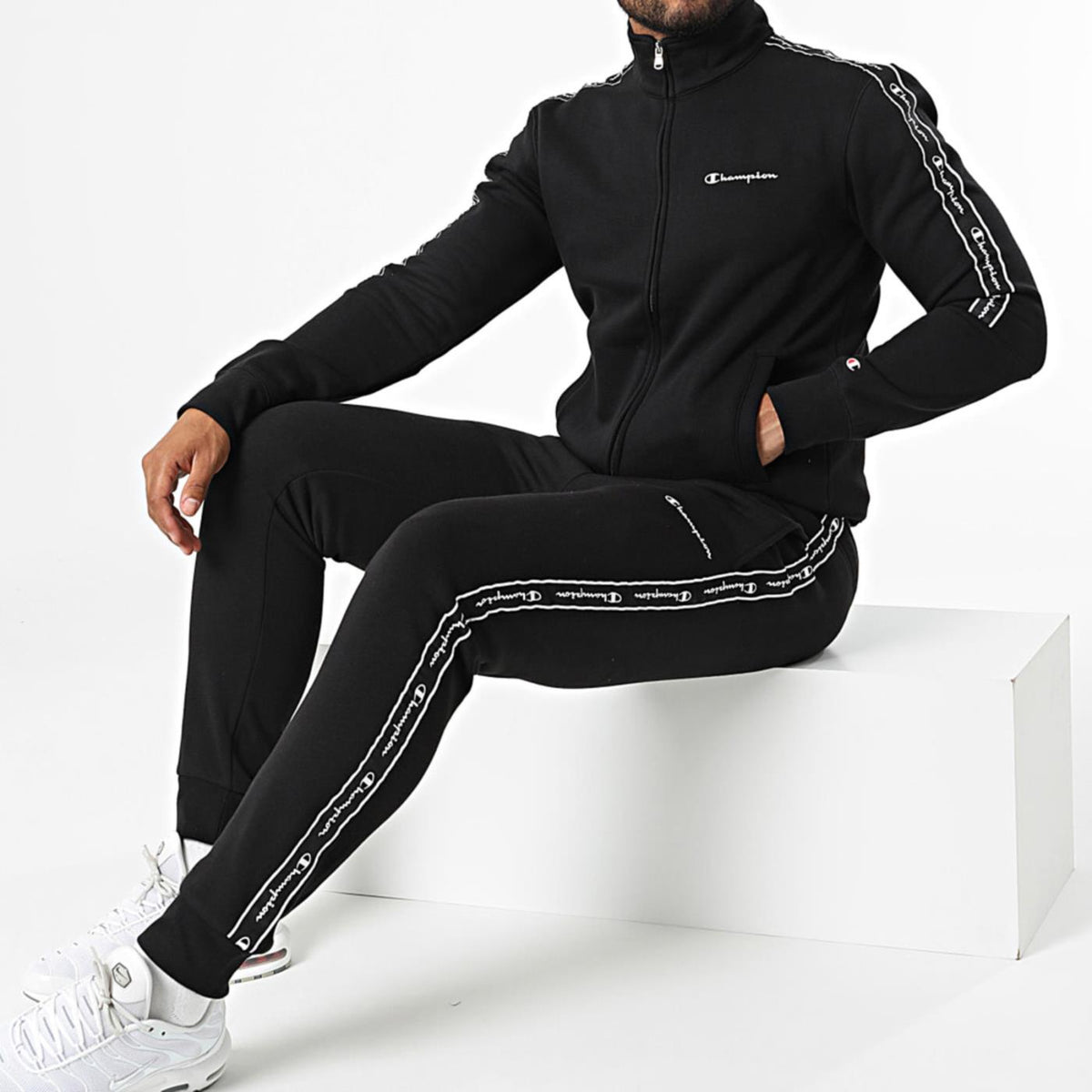 CHAMPION FULL ZIP SUIT - Nero - immagine principale