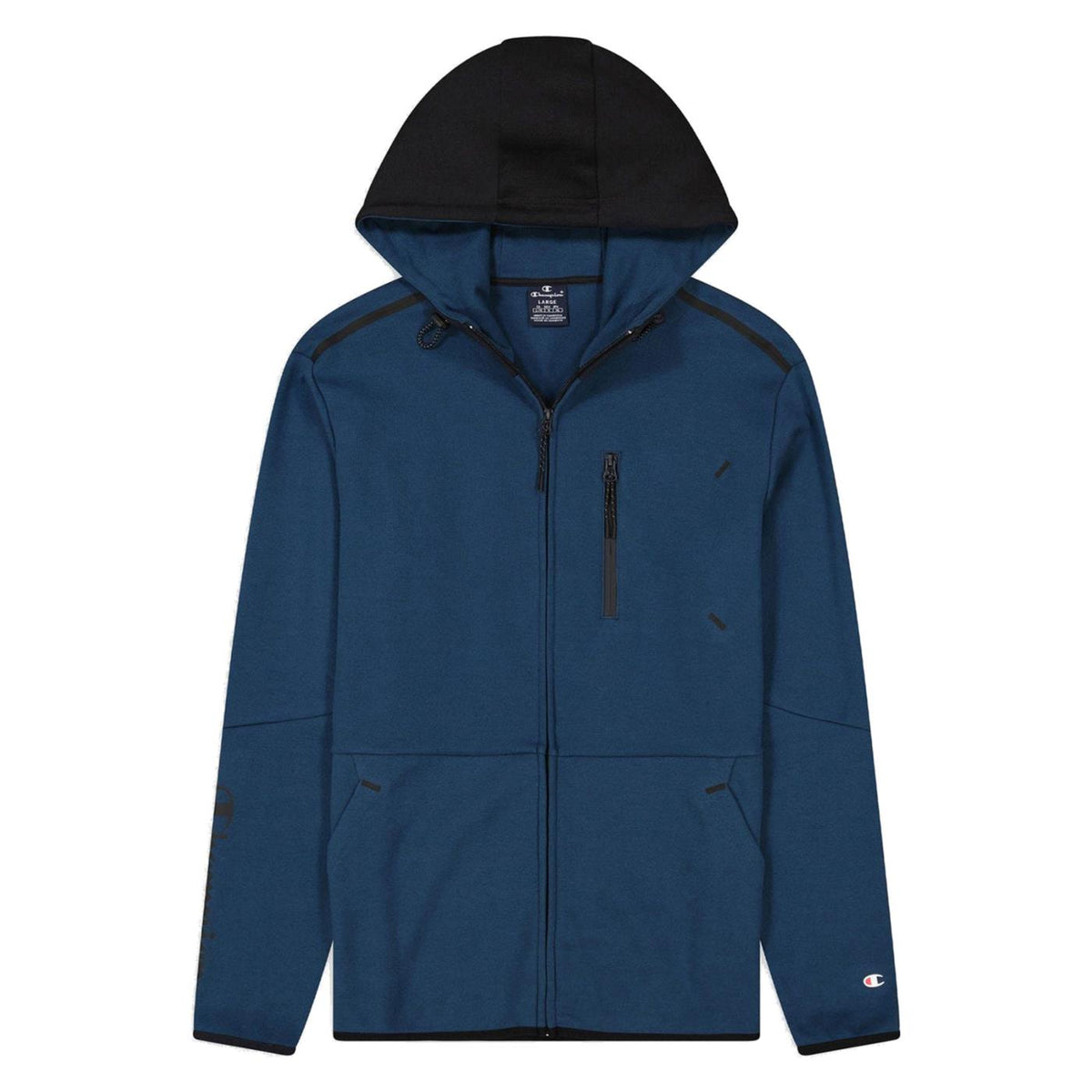 CHAMPION HOODED FZ SWEATSHIRT