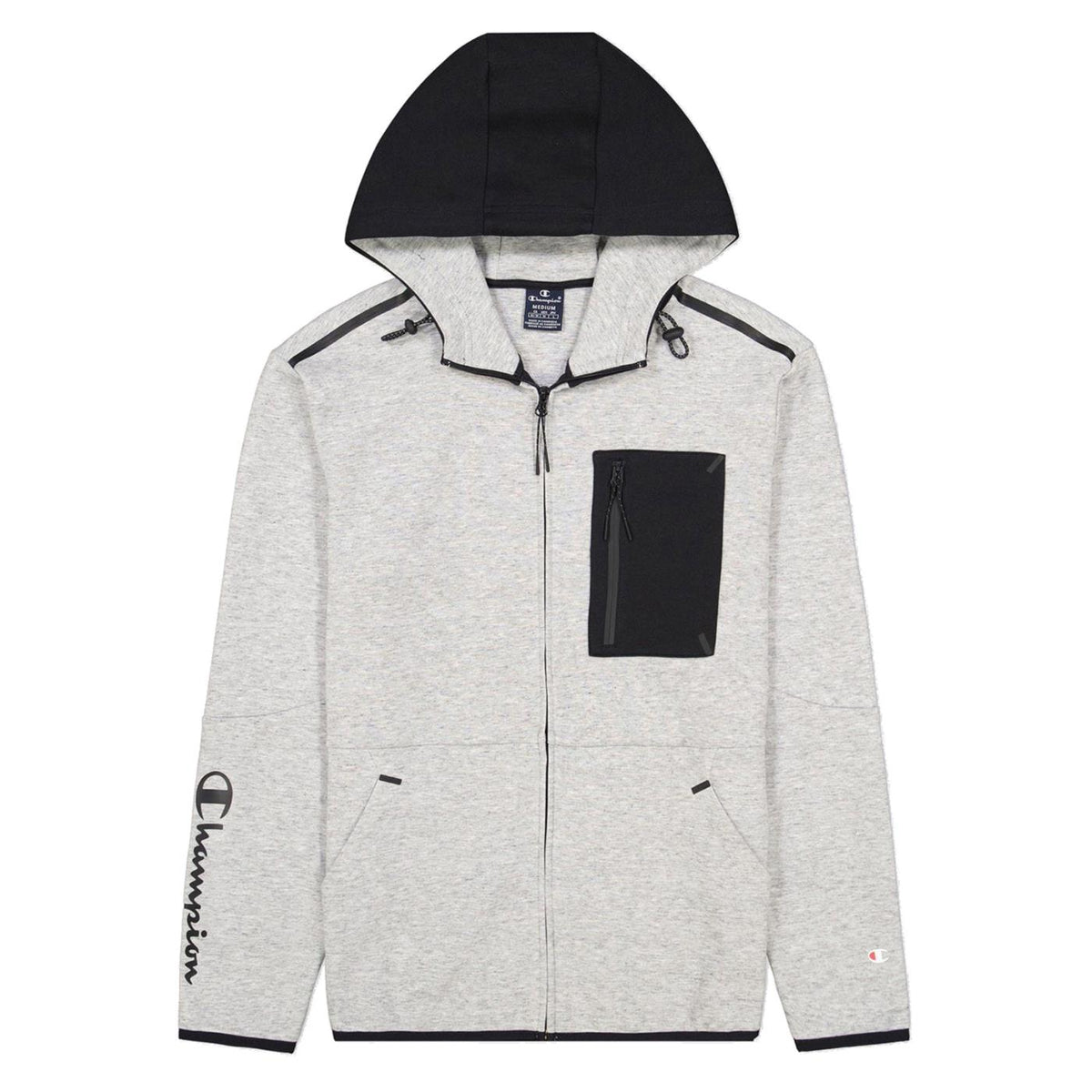 CHAMPION HOODED FZ SWEATSHIRT