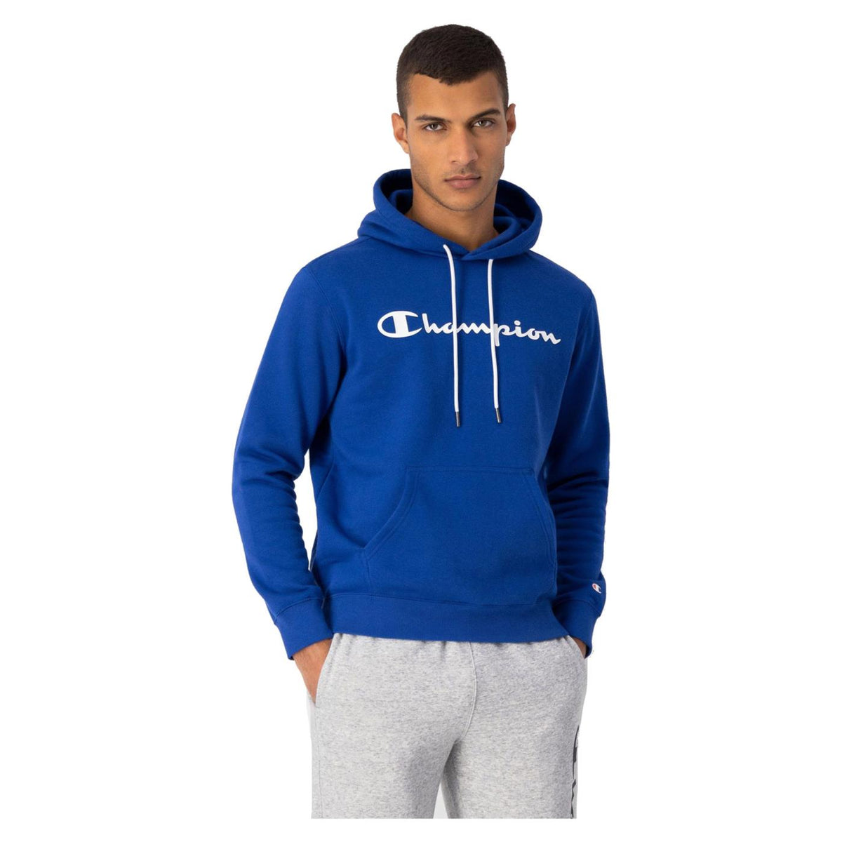 CHAMPION HOODED SWEATSHIRT - Blu Royal - vista 2