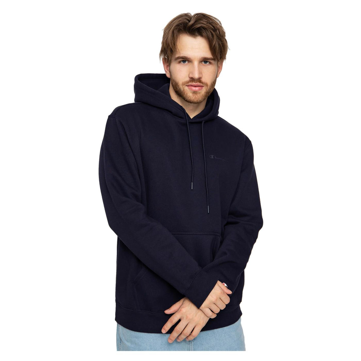 CHAMPION HOODED SWEATSHIRT - Blu - vista 2