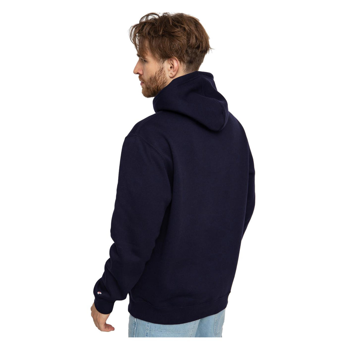 CHAMPION HOODED SWEATSHIRT - Blu - vista 3