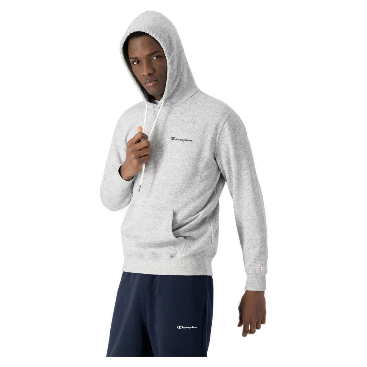 CHAMPION HOODED SWEATSHIRT - Grigio chiaro - vista 2