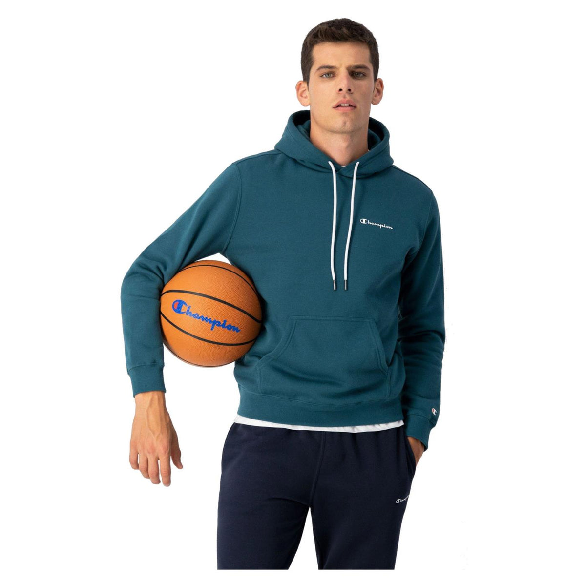 CHAMPION HOODED SWEATSHIRT - Verde - vista 2
