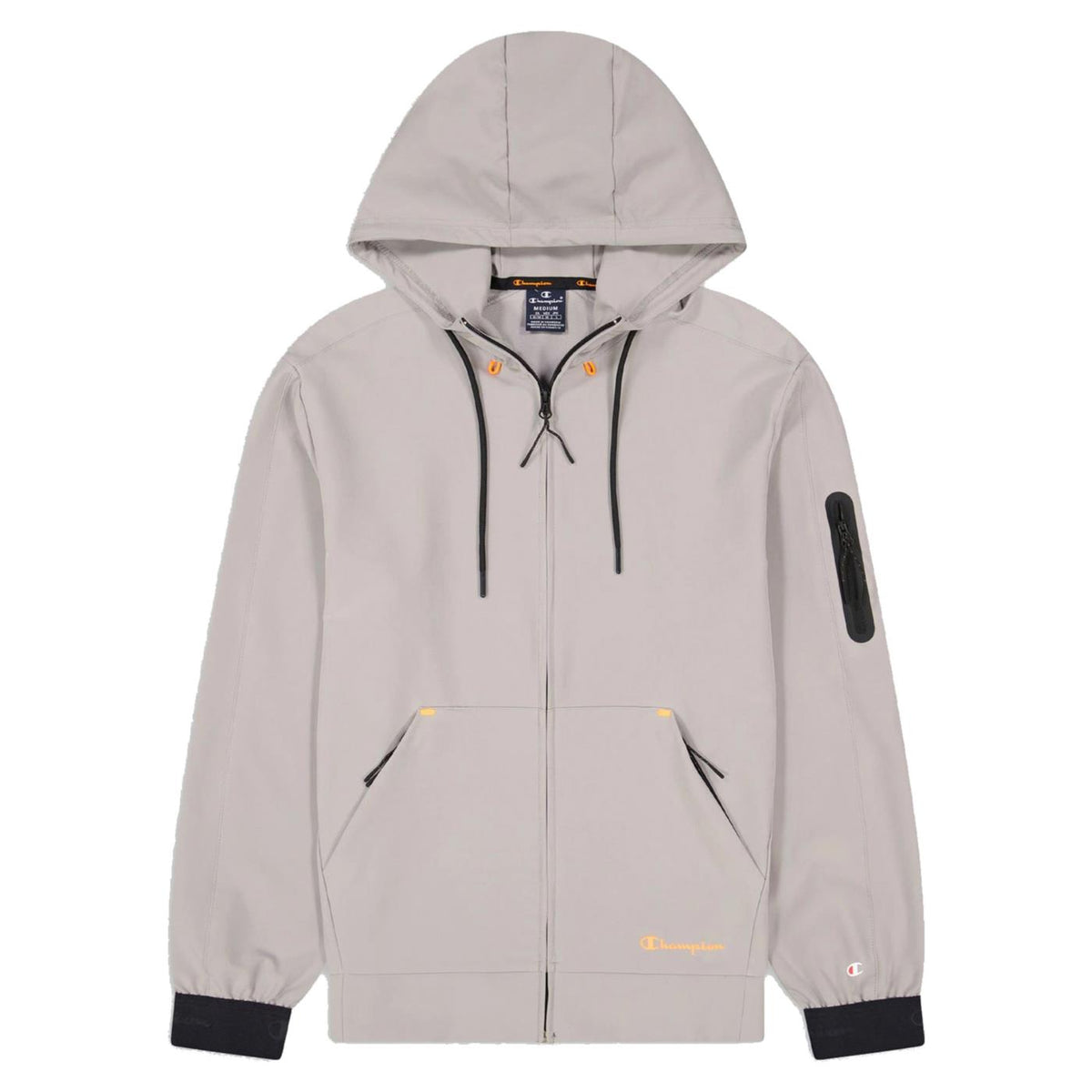 CHAMPION HOODED FZ SWEATSHIRT - Grigio chiaro - immagine principale