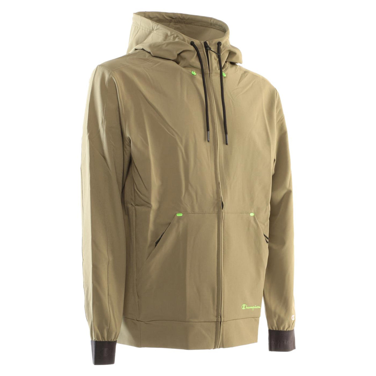 CHAMPION HOODED FZ SWEATSHIRT - Verde militare - vista 3