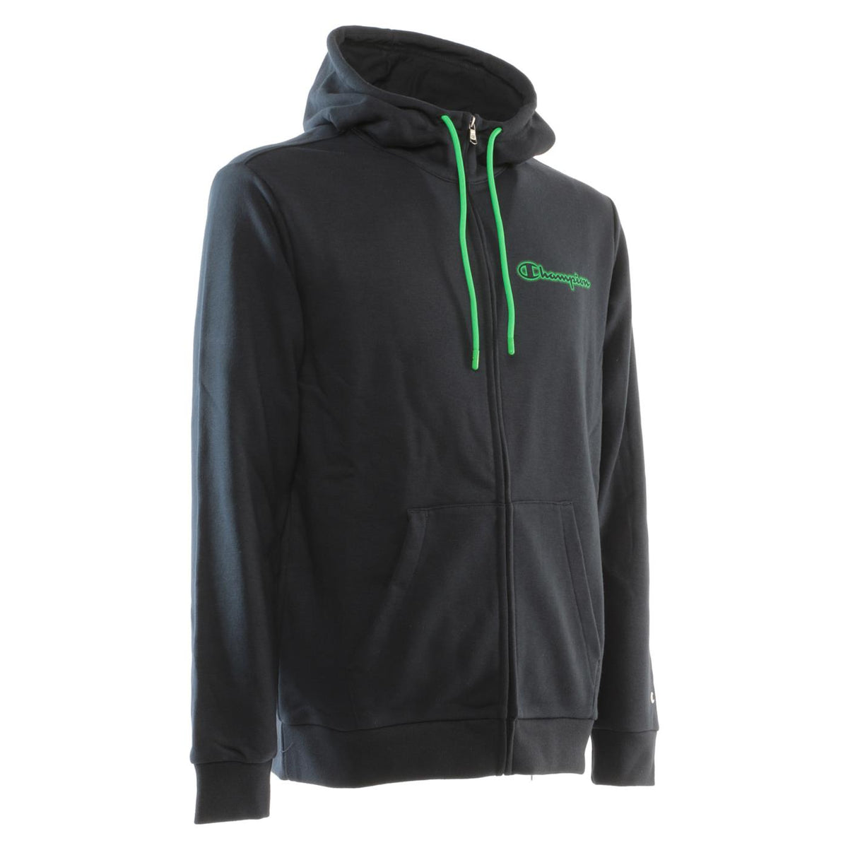 CHAMPION HOODED FZ SWEATSHIRT - Blu - vista 3