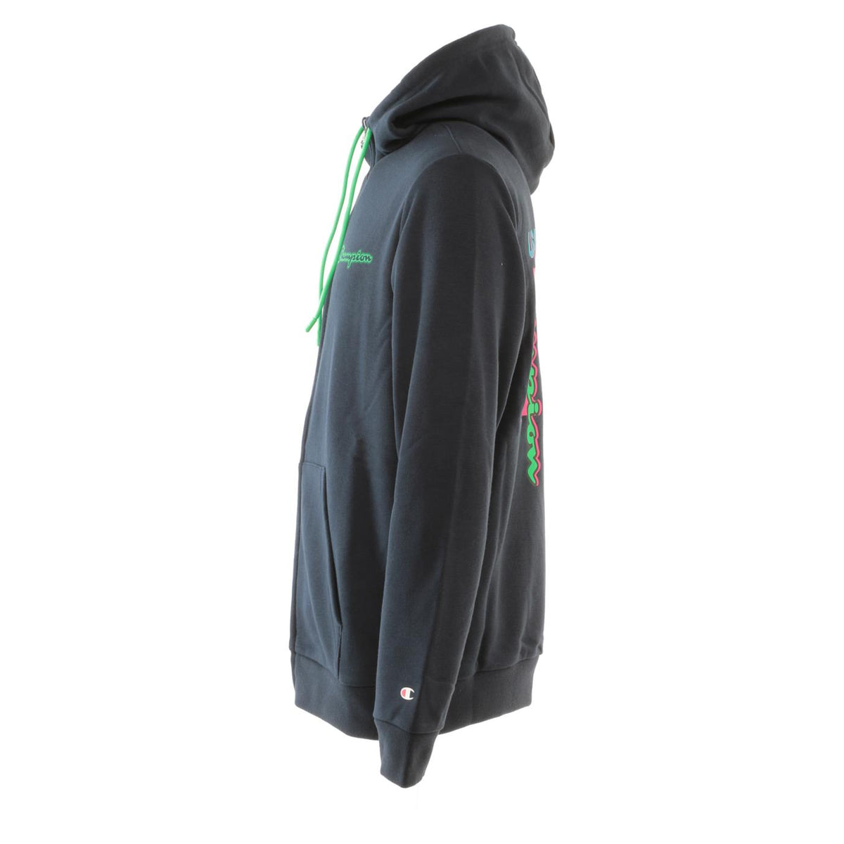 CHAMPION HOODED FZ SWEATSHIRT - Blu - vista 4