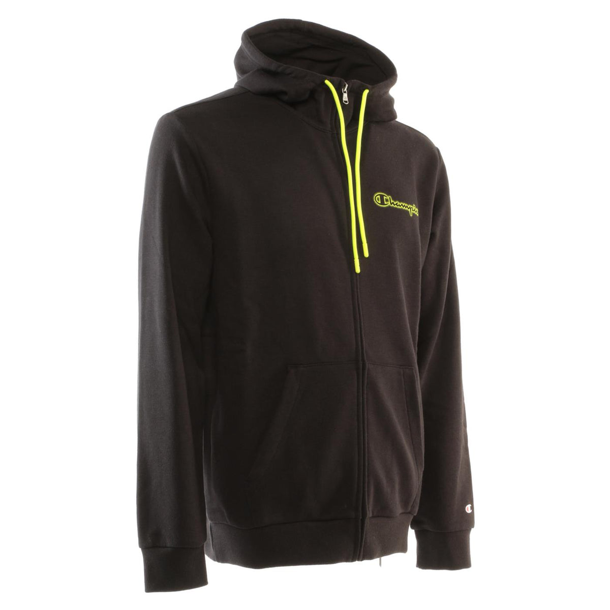 CHAMPION HOODED FZ SWEATSHIRT - Nero - vista 3