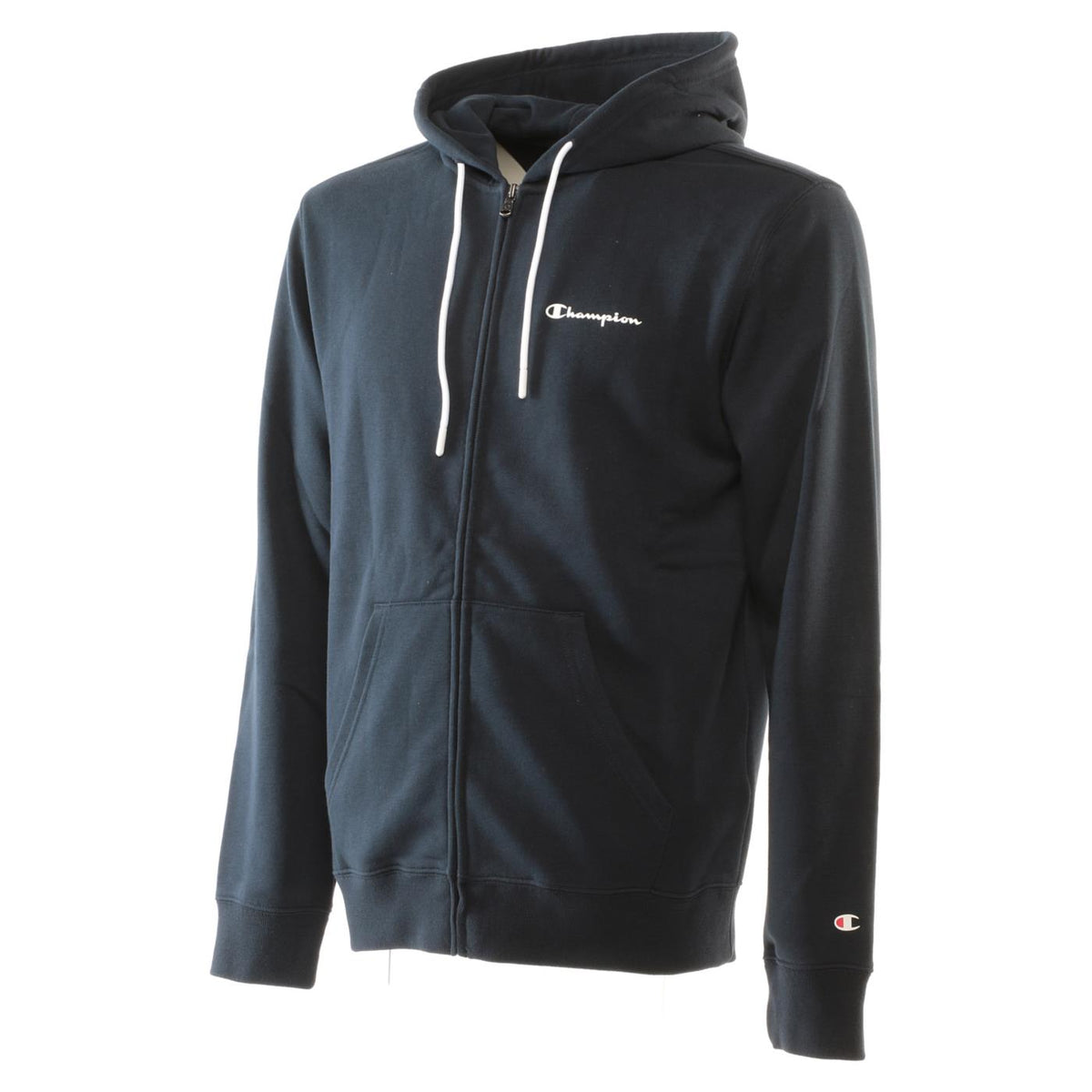 CHAMPION HOODED FZ SWEATSHIRT - Blu - vista 2