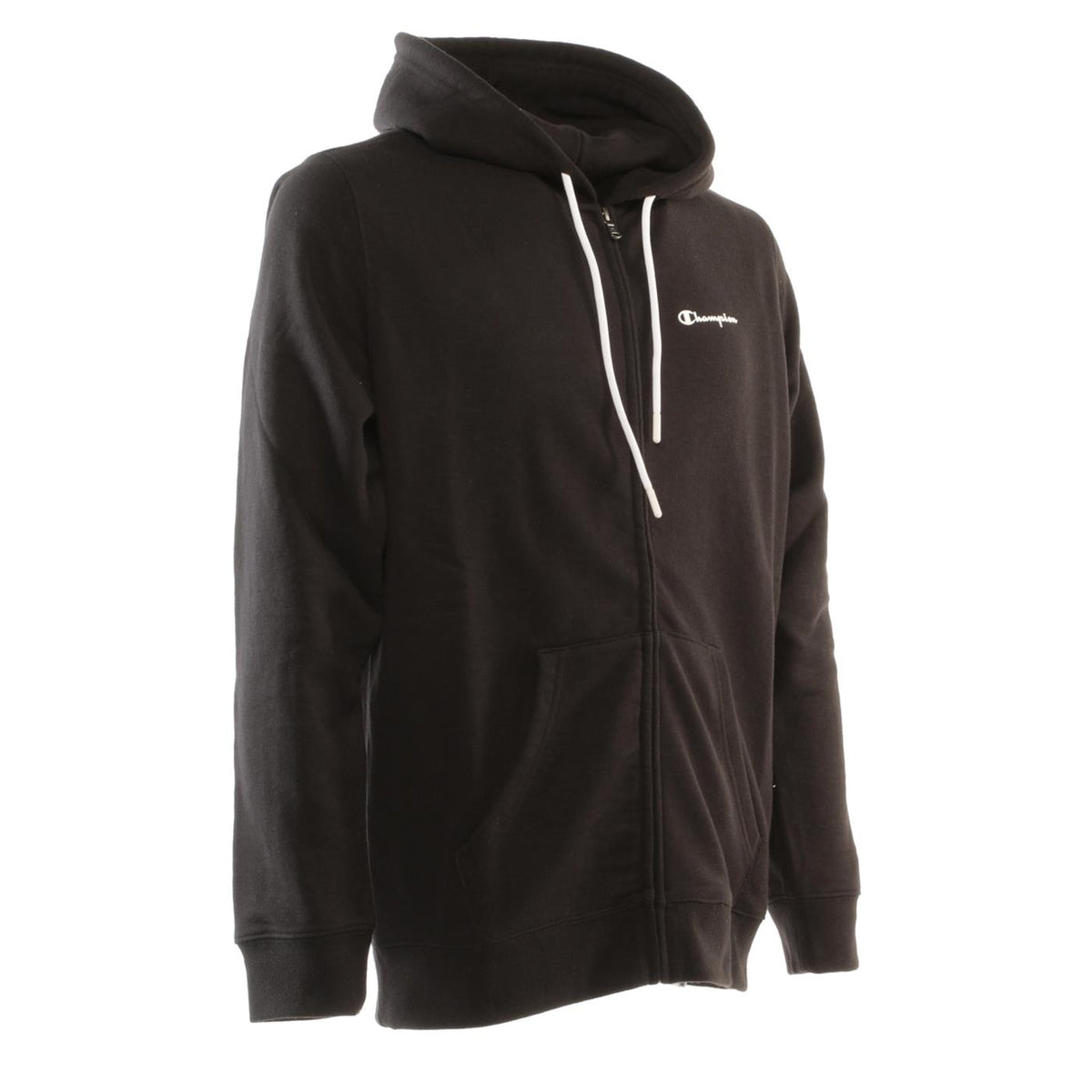 CHAMPION HOODED FZ SWEATSHIRT - Nero - vista 3
