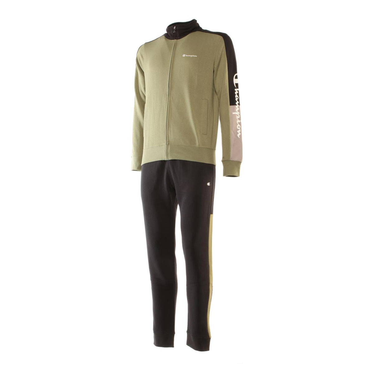 CHAMPION FULL ZIP SUIT - Verde militare - vista 2