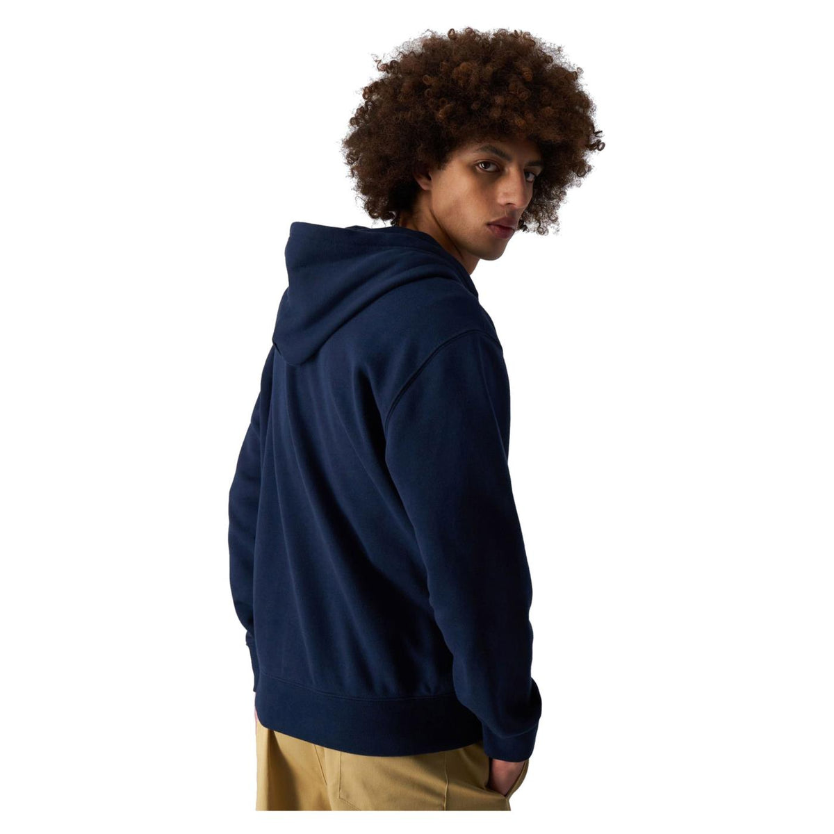 CHAMPION HOODED FULL ZIP SWEATSHIR - Blu - vista 3