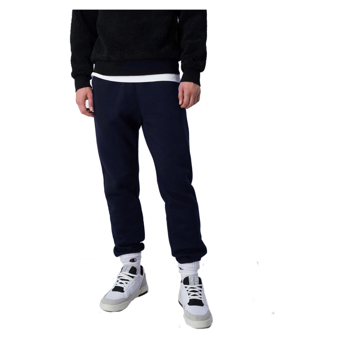 CHAMPION ELASTIC CUFF PANTS - Blu - vista 2