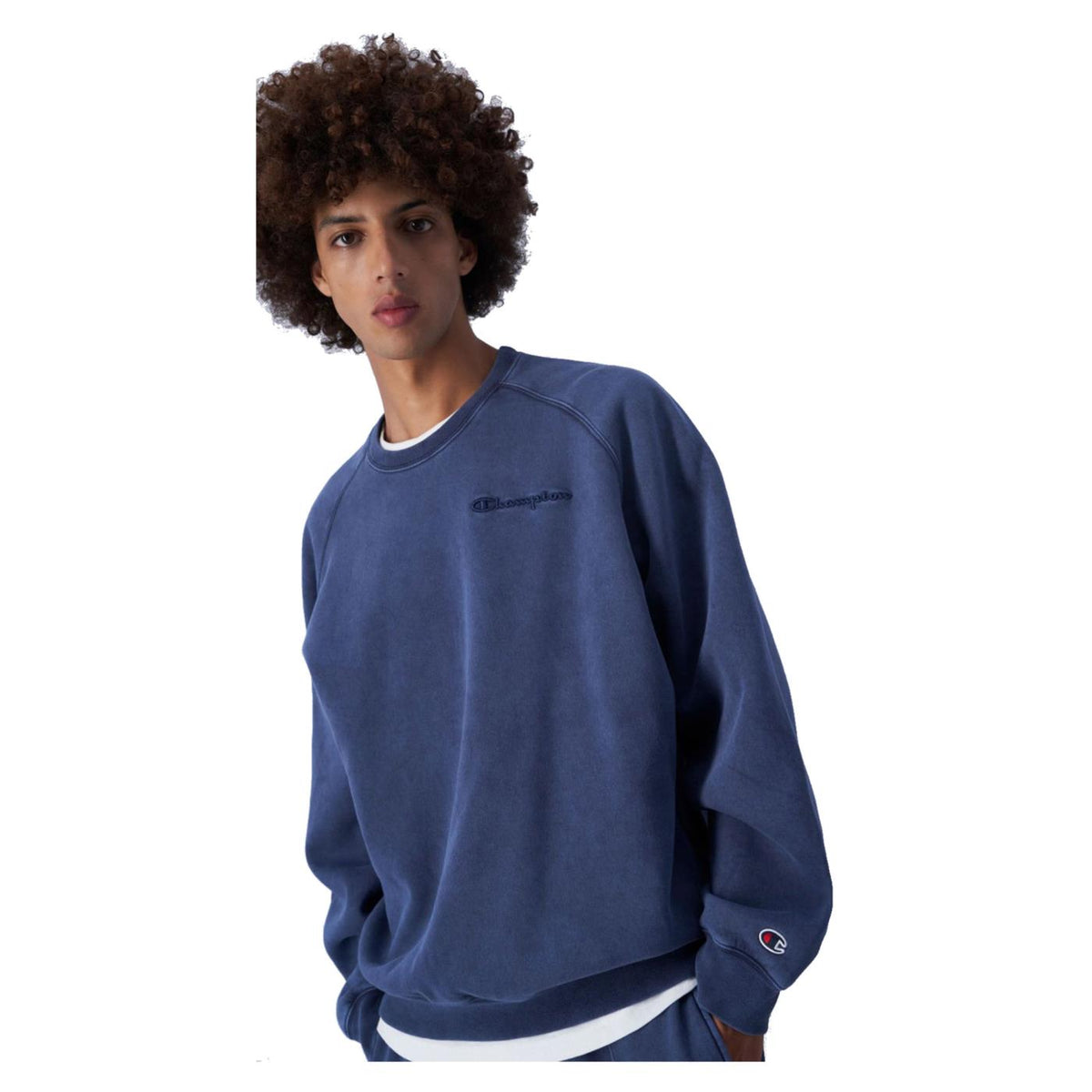 CHAMPION CREWNECK SWEATSHIRT - Blu - vista 2