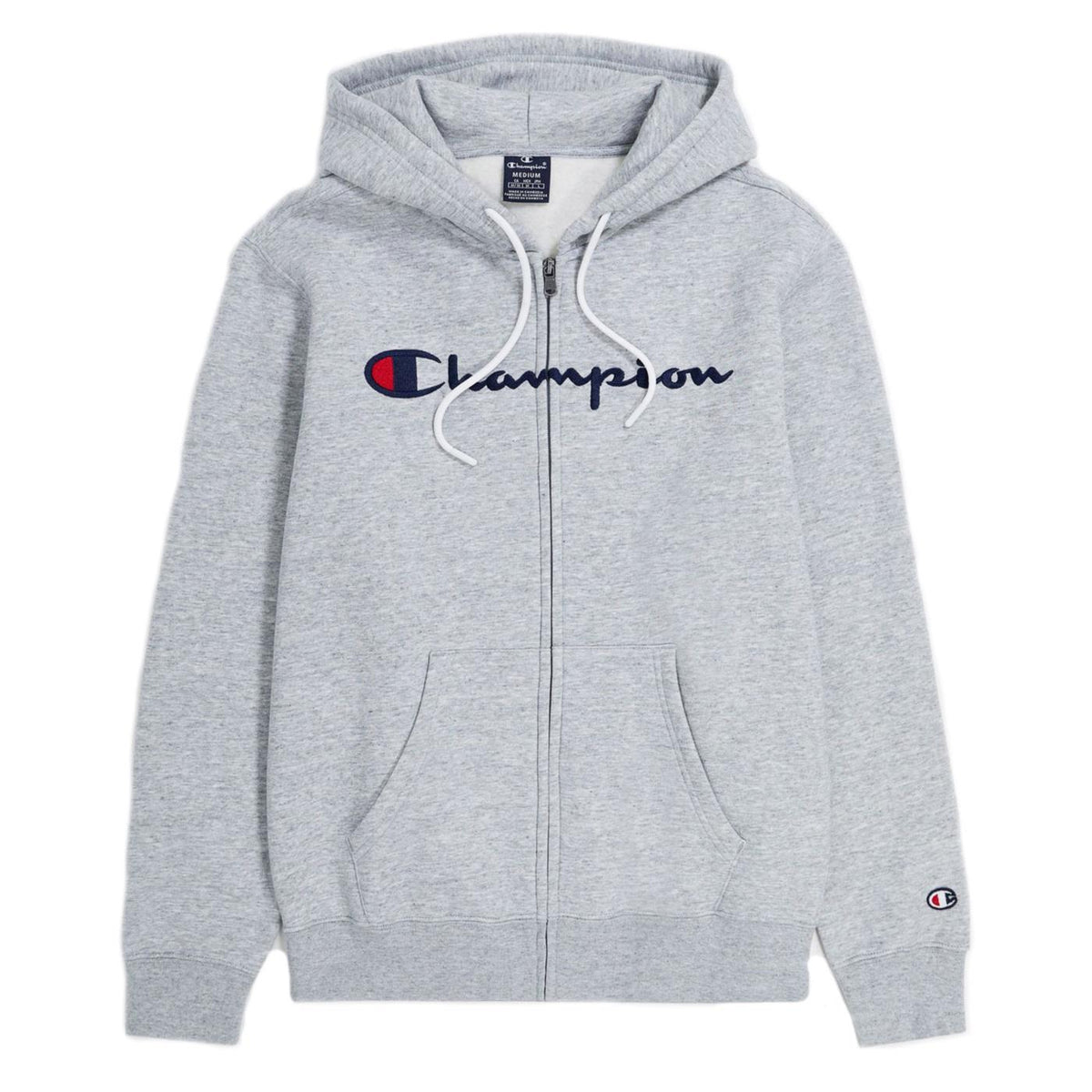 CHAMPION HOODED FULL ZIP SWEATSHIR - Grigio chiaro - immagine principale