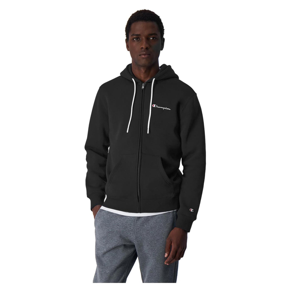 CHAMPION HOODED FULL ZIP SWEATSHIR - seconda immagine