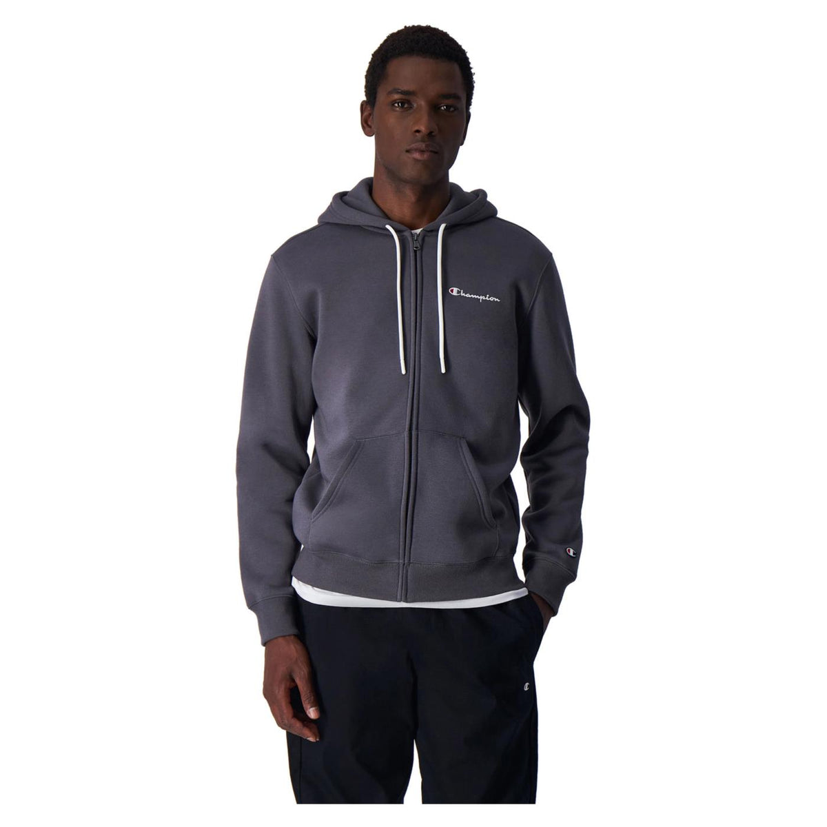 CHAMPION HOODED FULL ZIP SWEATSHIR - seconda immagine