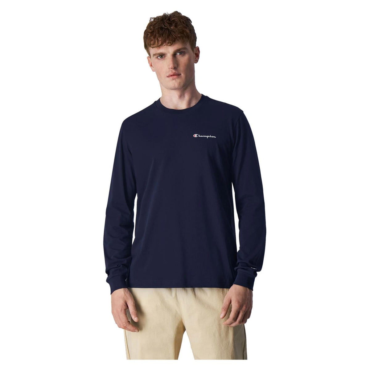 CHAMPION CREWNECK LONG SLEEVE T-SH - Blu - vista 2