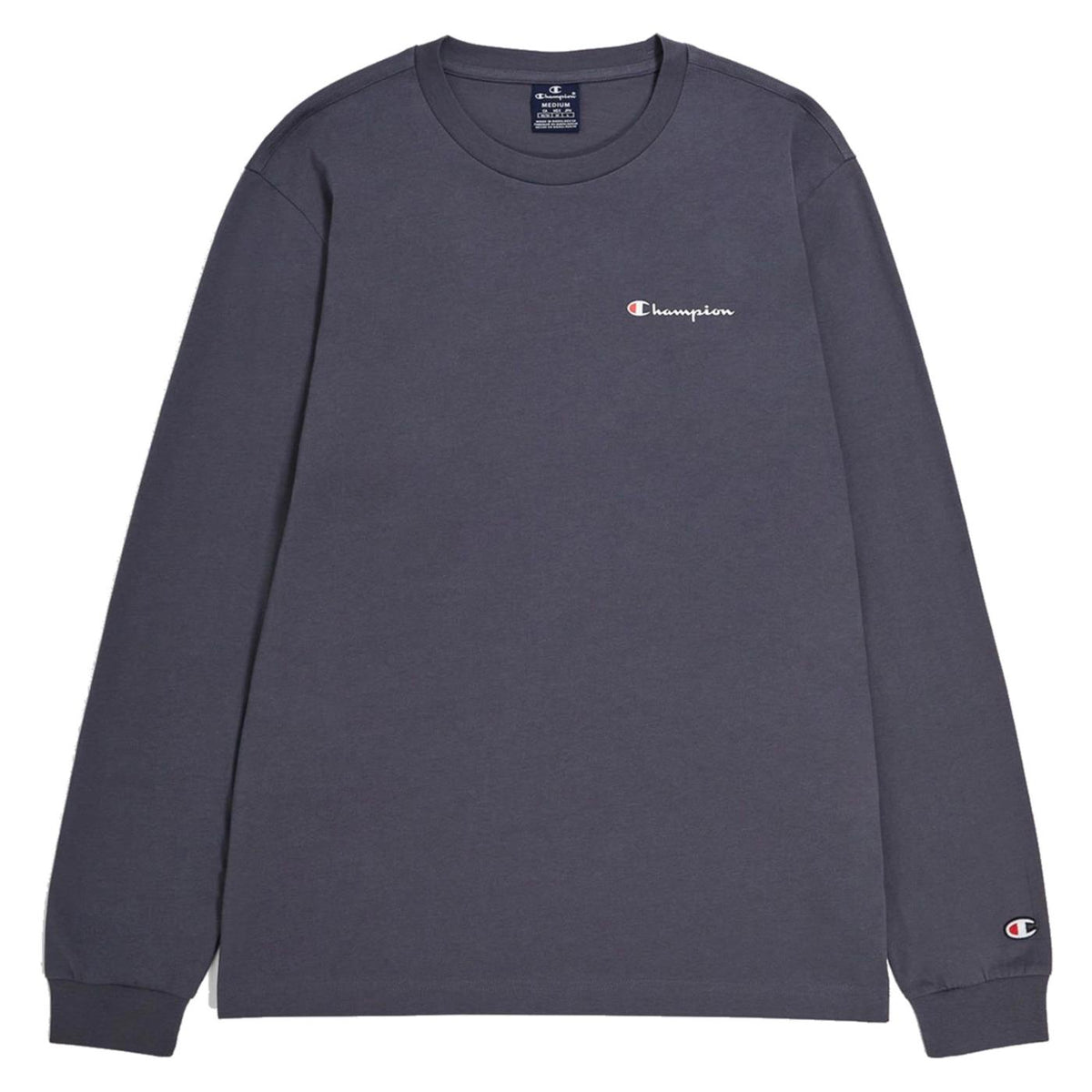 CHAMPION CREWNECK LONG SLEEVE T-SH - Grigio scuro - immagine principale